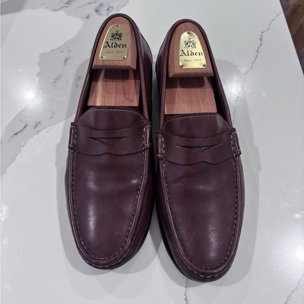 Peter Millar Leather Loafer Brown 9